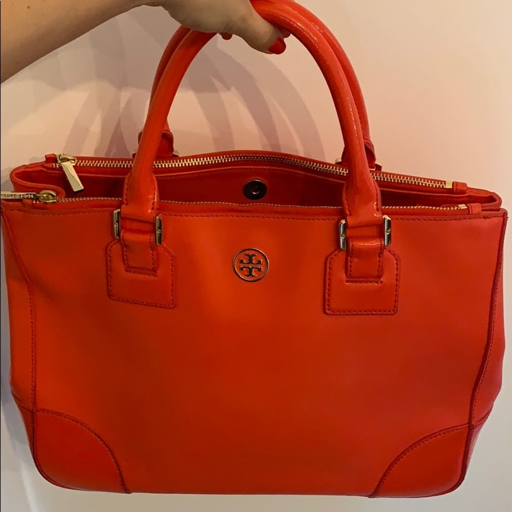 Tory Burch Double Zip Robinson Tote